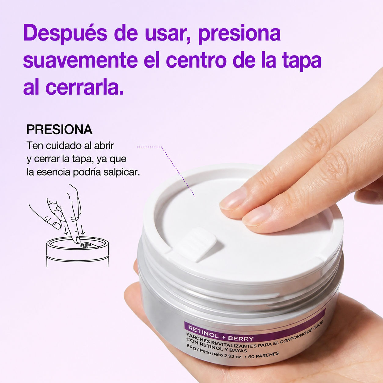 Aviora™ Parches Revitalizantes para Ojos con Retinol Berry