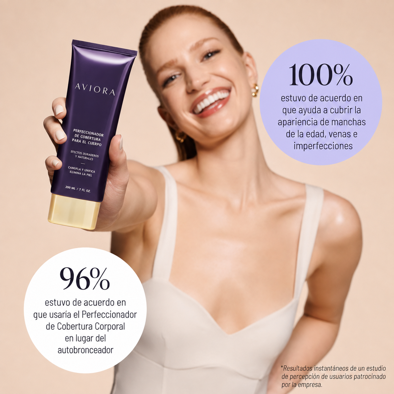 Aviora™ Corrector Corporal de Cobertura Total con Brocha