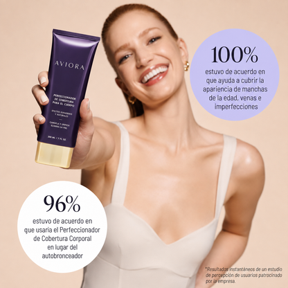 Aviora™ Corrector Corporal de Cobertura Total con Brocha