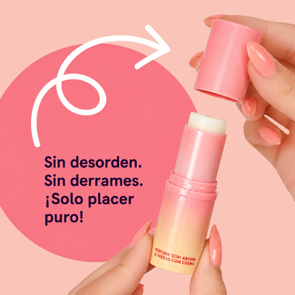 Aviora™ Perfume Sólido Portátil con Aroma a Fresas con Crema