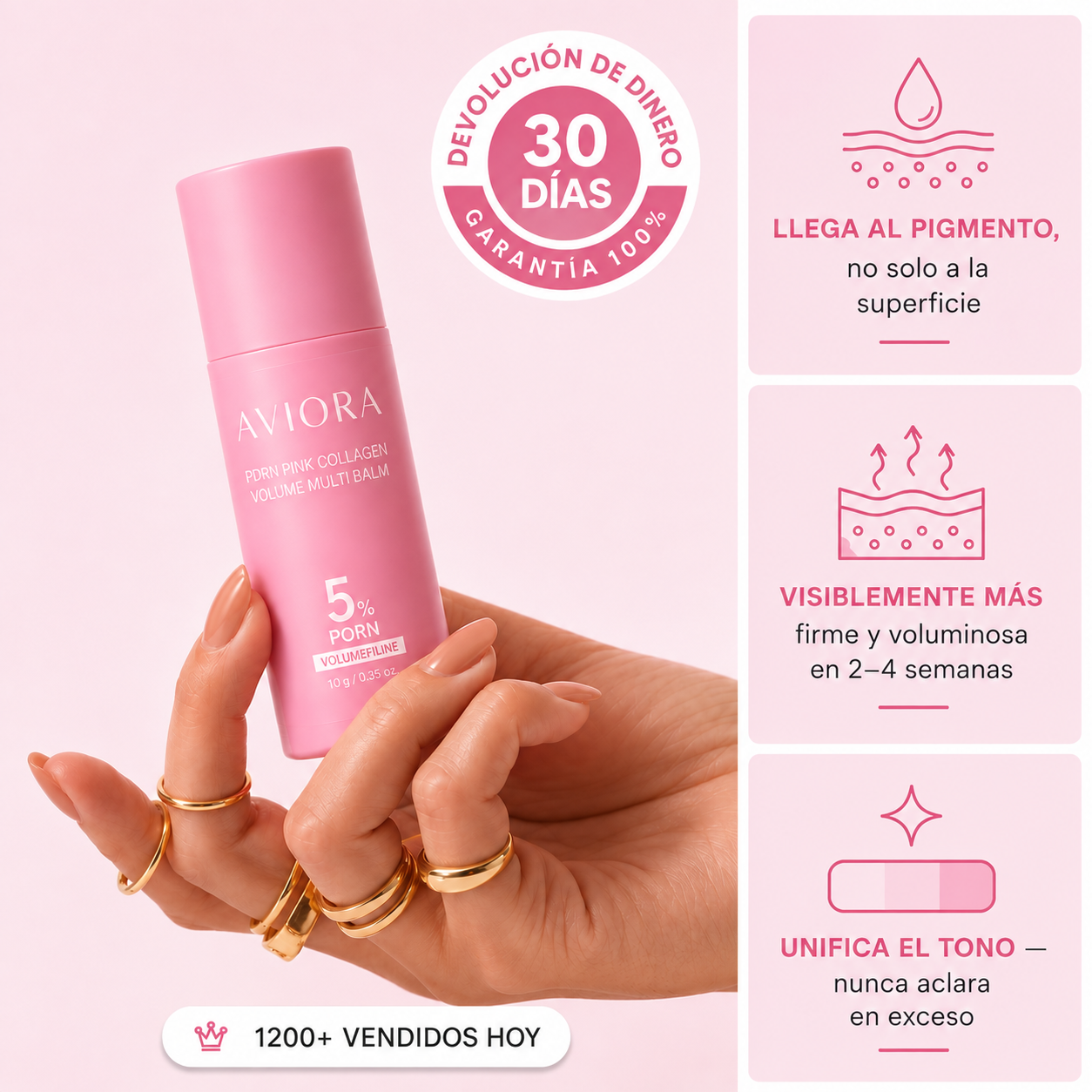 Aviora™ Bálsamo Rosa de Colágeno con PDRN
