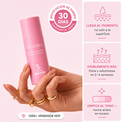 Aviora™ Bálsamo Rosa de Colágeno con PDRN