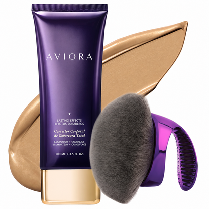 Aviora™ Corrector Corporal de Cobertura Total con Brocha