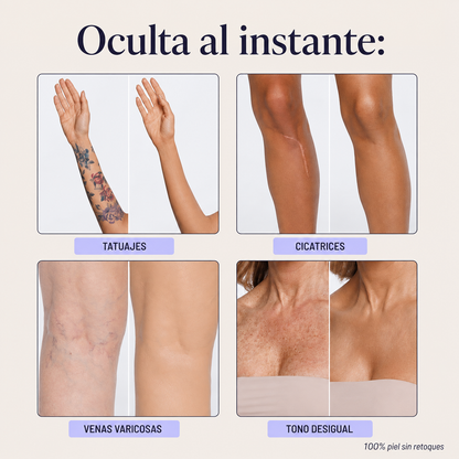 Aviora™ Corrector Corporal de Cobertura Total con Brocha