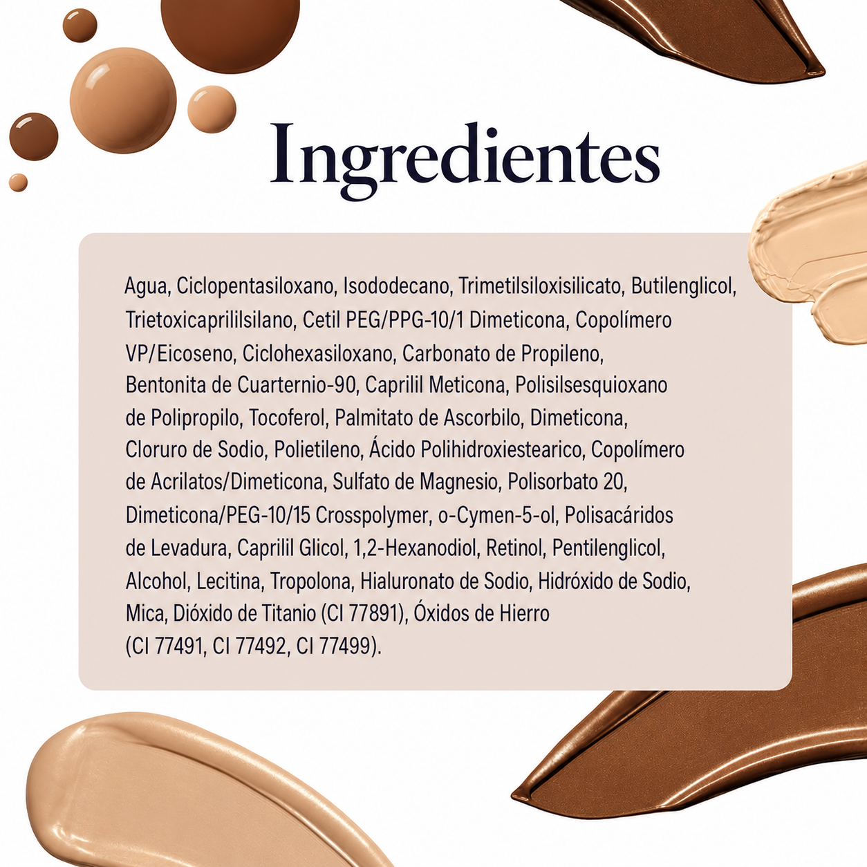 Aviora™ Corrector Corporal de Cobertura Total con Brocha