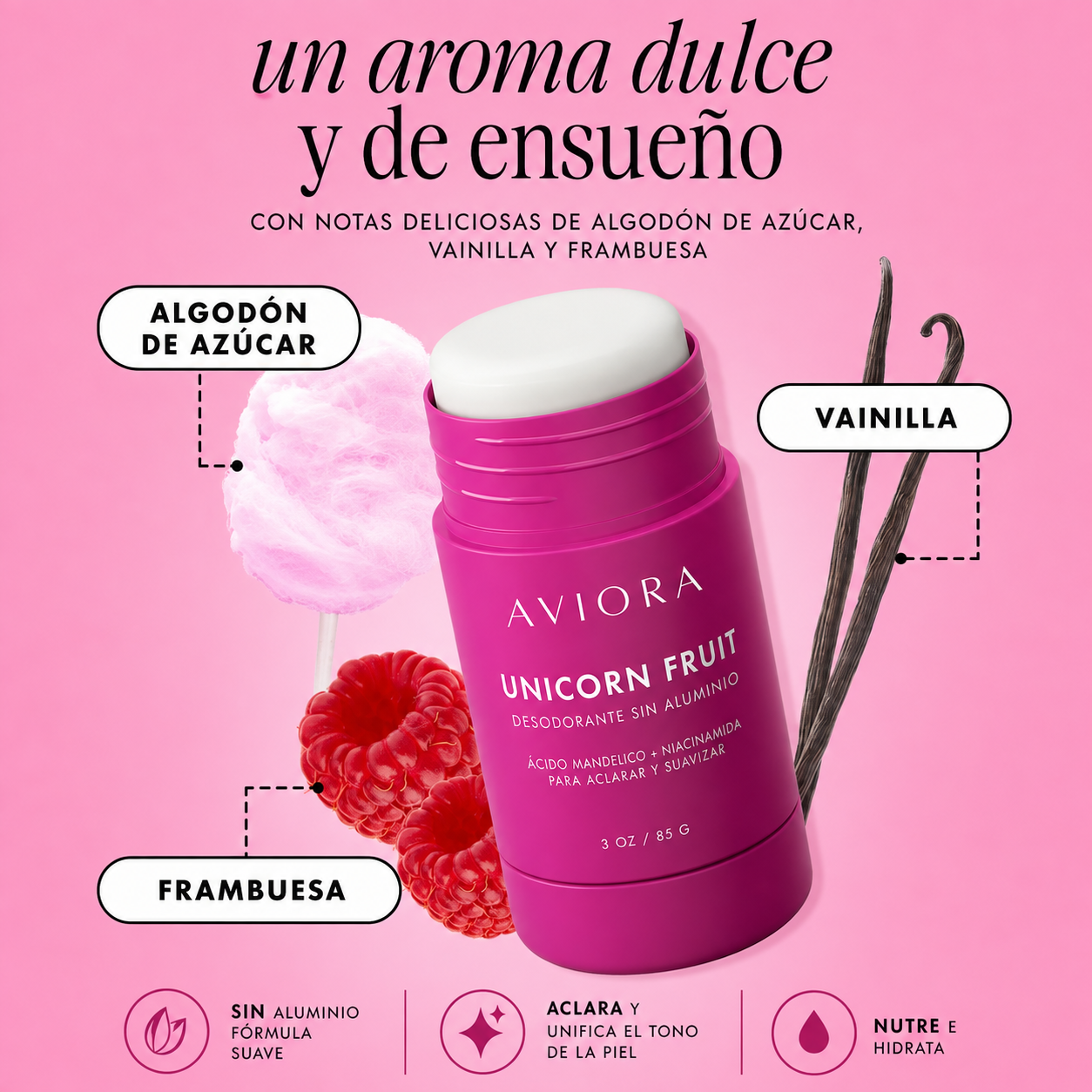Aviora™ Desodorante Iluminador y Suavizante