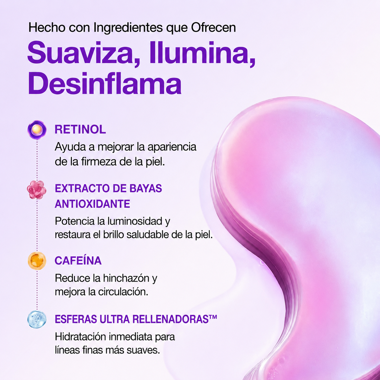 Aviora™ Parches Revitalizantes para Ojos con Retinol Berry