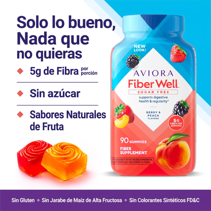Gomitas Fiber Well Sin Azúcar