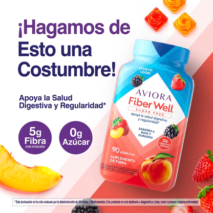 Gomitas Fiber Well Sin Azúcar